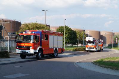Brandmelderalarm im Energie- und Technologiepark in Marbach